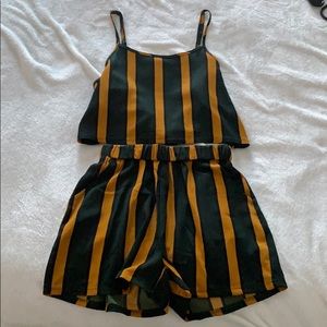 Matching set crop tank